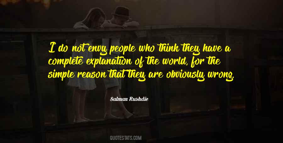 Quotes About Envy People #97530