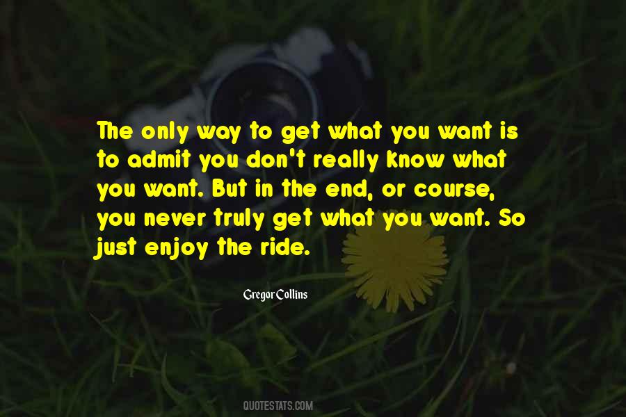 Just Enjoy The Ride Quotes #1684