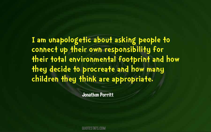 Quotes About Environmental Responsibility #158825