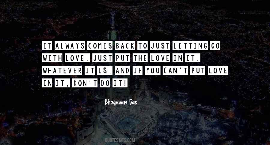 Just Go With It Love Quotes #343057