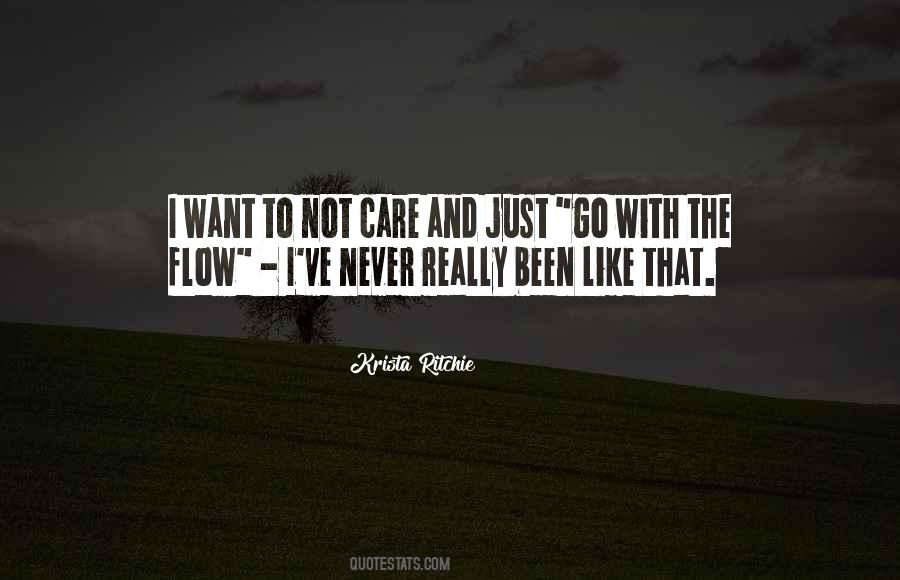 Just Go With The Flow Quotes #80616