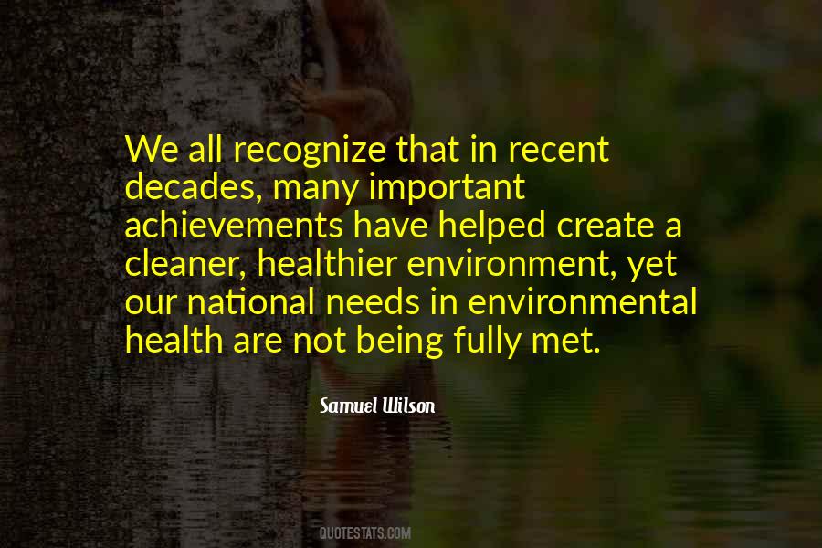 Quotes About Environmental Health #1811196