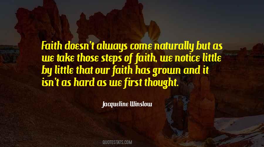 Just Have A Little Faith Quotes #44012