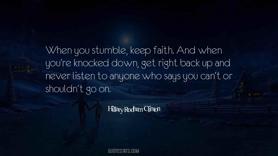 Just Keep The Faith Quotes #145014