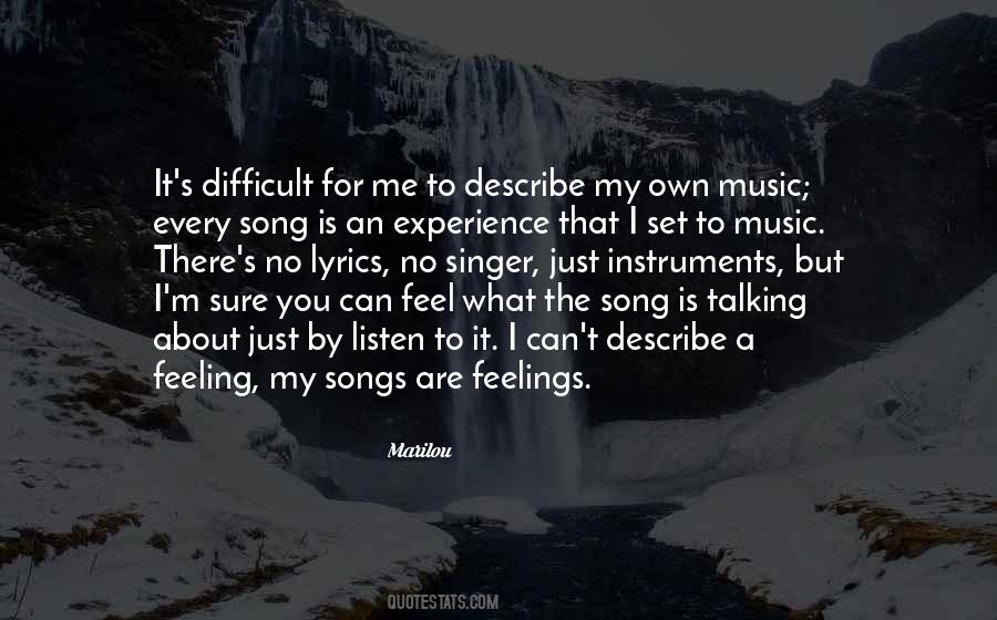 Just Listen Music Quotes #749058