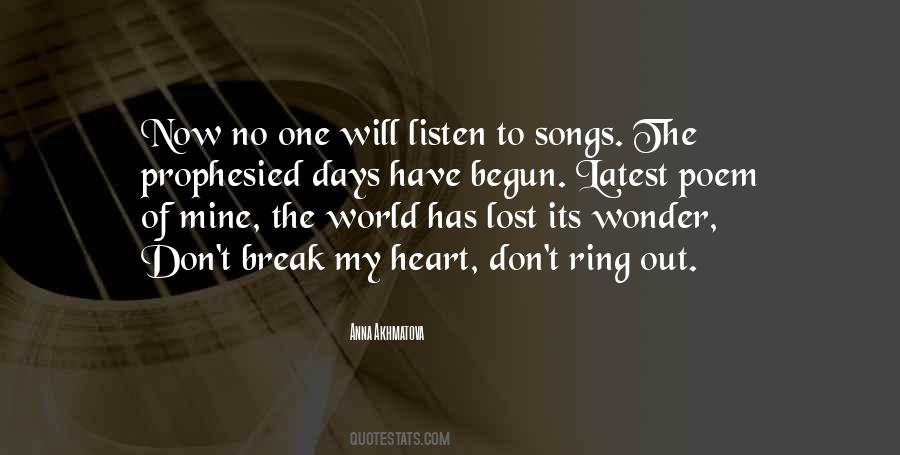 Just Listen To Your Heart Quotes #8014