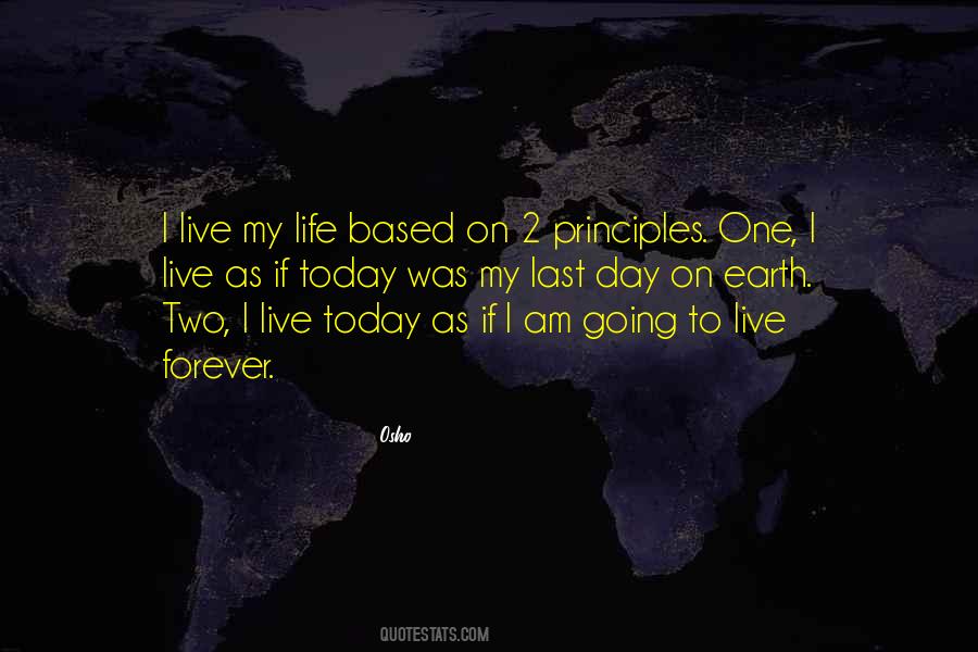 Just Live For Today Quotes #32434