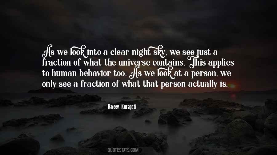 Just Look At The Sky Quotes #1877000