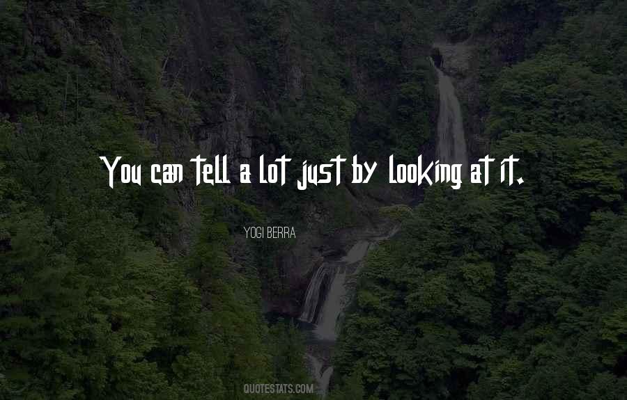 Just Looking At You Quotes #45345