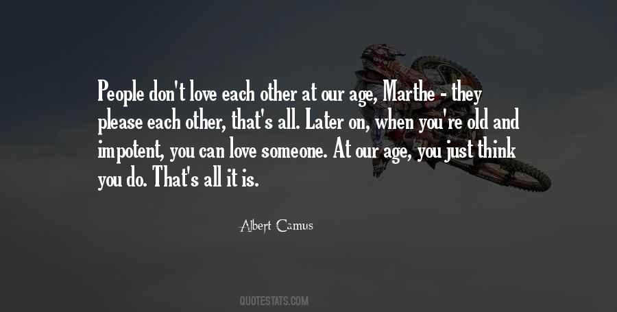 Just Love Each Other Quotes #340075