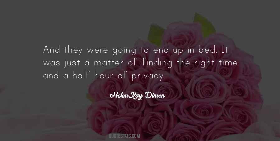 Just Matter Of Time Quotes #1349257