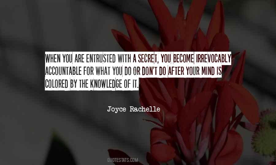 Quotes About Entrusted #878396