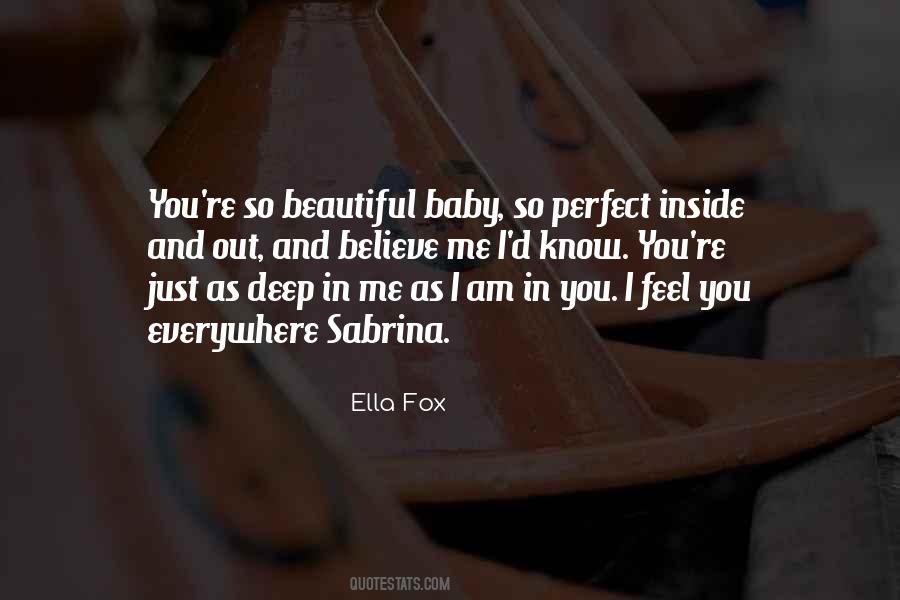 Just Me And You Baby Quotes #1131799
