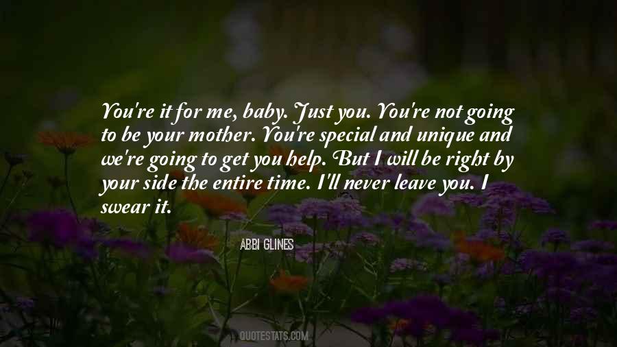 Just Me And You Baby Quotes #1634813