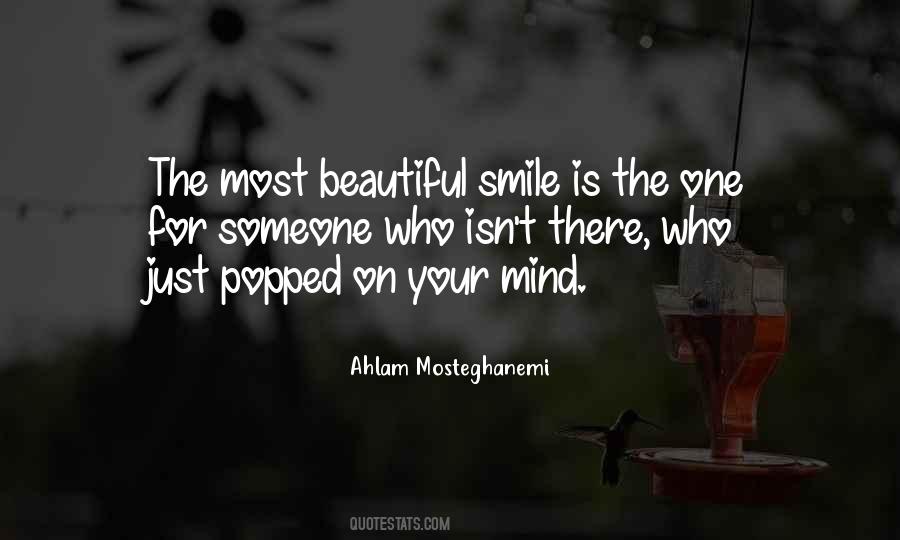 Just One Smile Quotes #437870