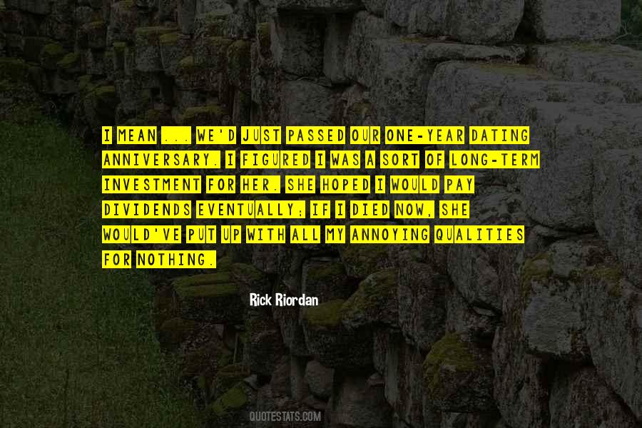 Just One Year Quotes #1005794