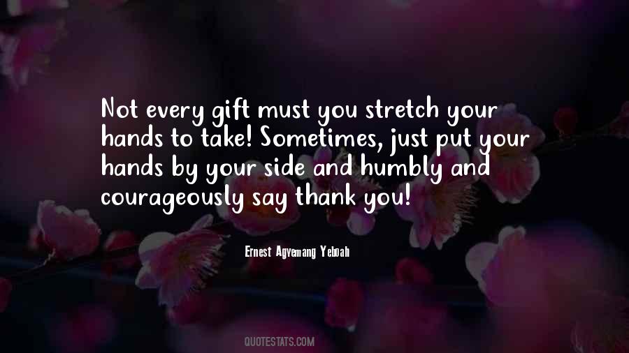 Just Thank You Quotes #312767