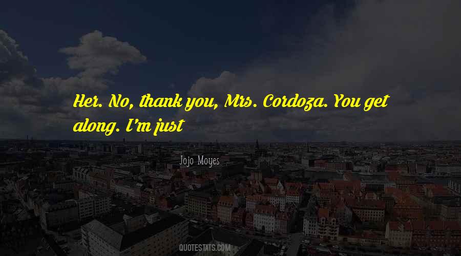 Just Thank You Quotes #350324
