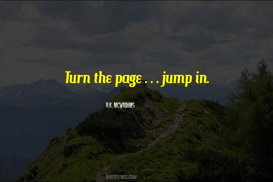 Just Turn The Page Quotes #346761