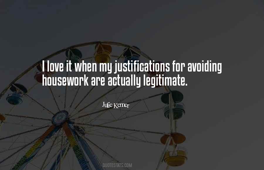 Justifications Quotes #875417