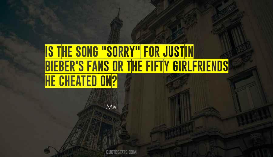 Justin Bieber Song Quotes #1274977