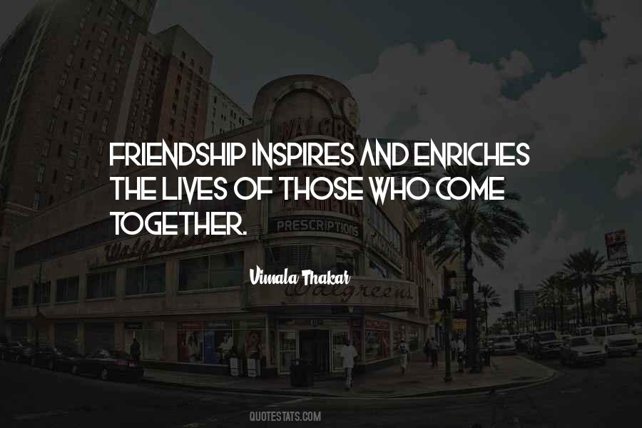 Quotes About Enriches #73769