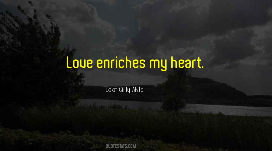 Quotes About Enriches #786326