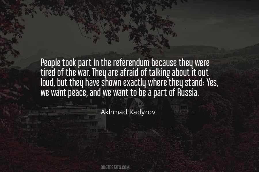 Kadyrov Quotes #366301