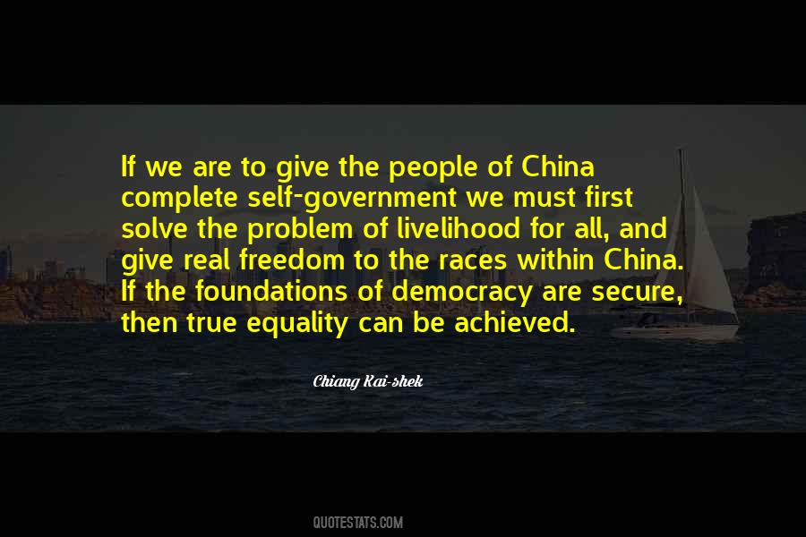 Kai Shek Quotes #1138324