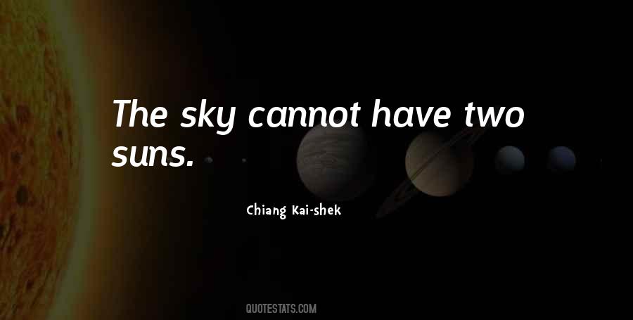 Kai Shek Quotes #484671