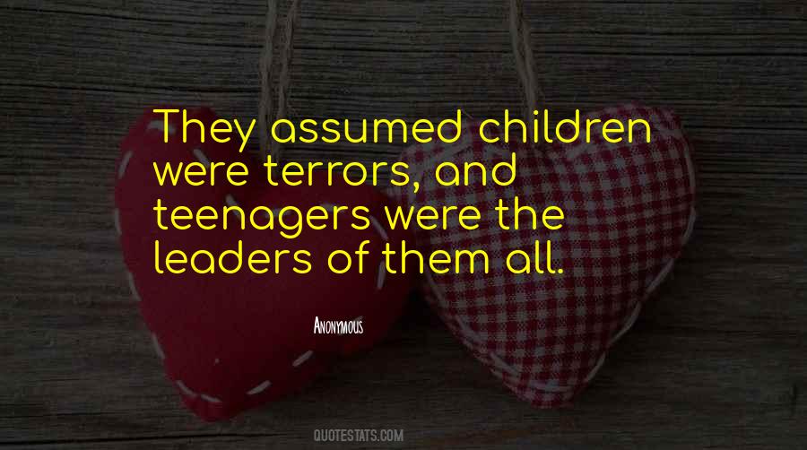 Quotes About Terrors #858063