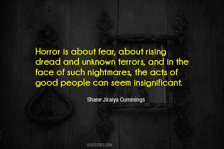 Quotes About Terrors #869857