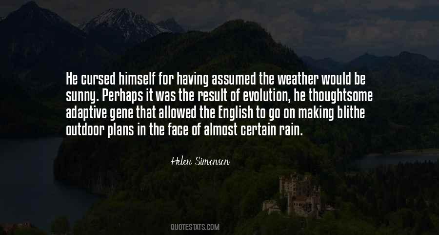 Quotes About English Weather #323349