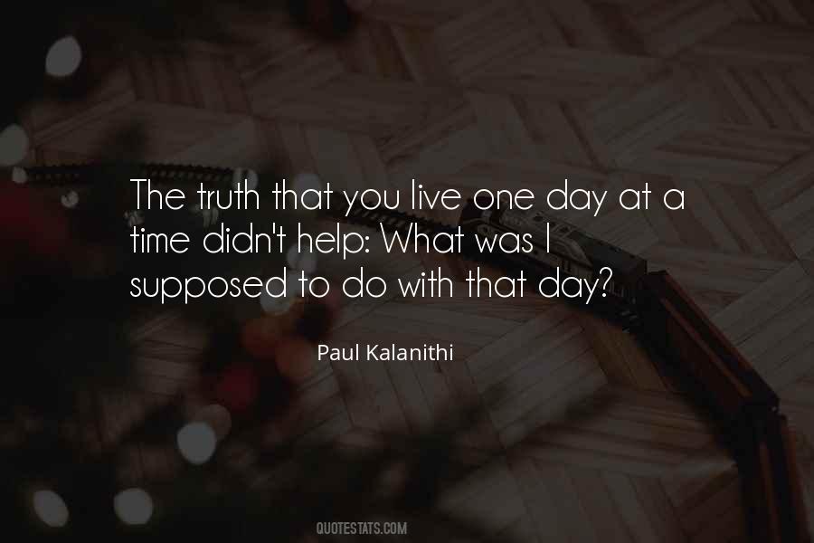 Kalanithi Quotes #812693