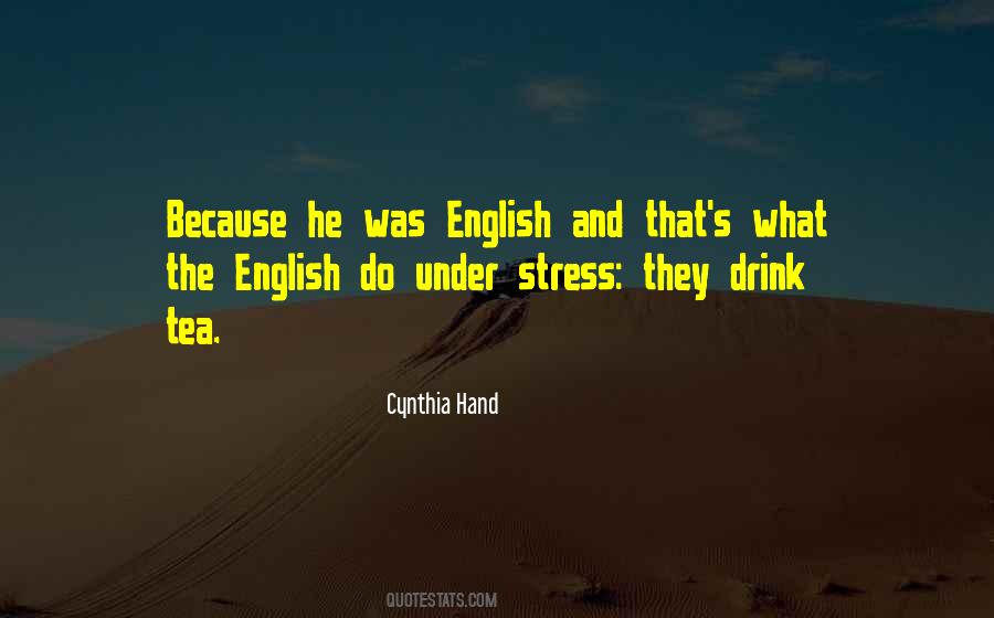 Quotes About English Tea #1776045