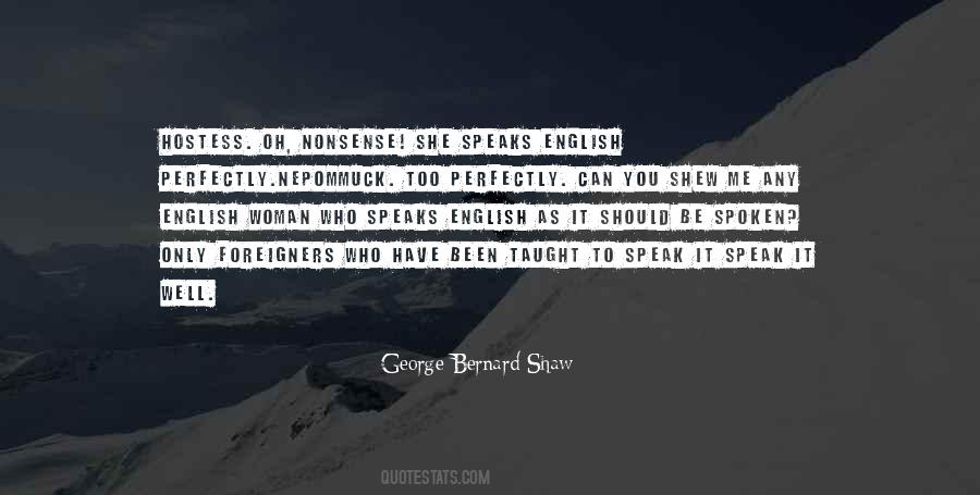 Quotes About English As A Second Language #1015329