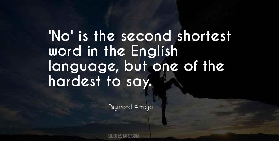 Quotes About English As A Second Language #1103265