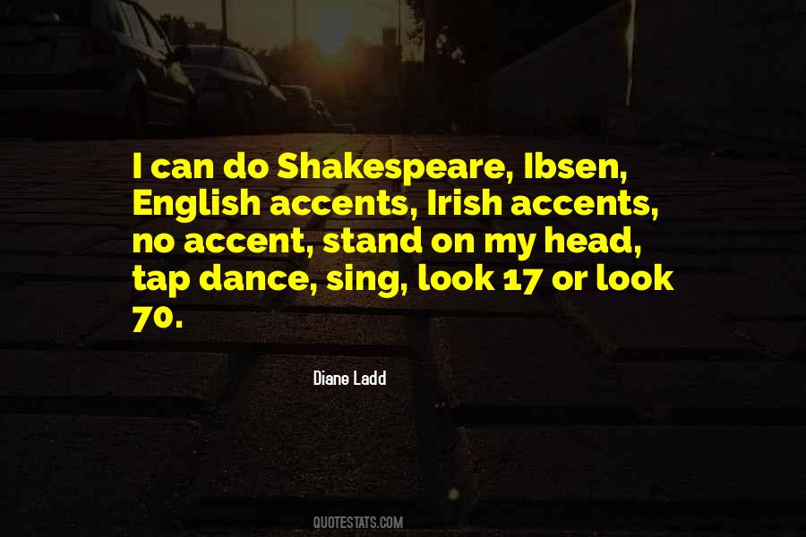 Quotes About English Accents #1054327