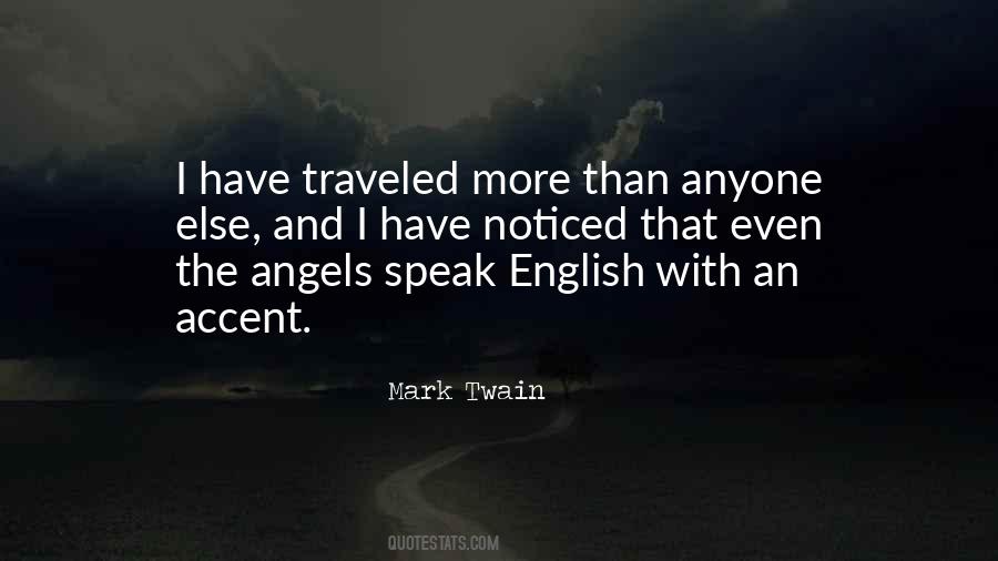 Quotes About English Accents #1301638