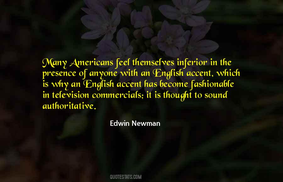 Quotes About English Accents #156603