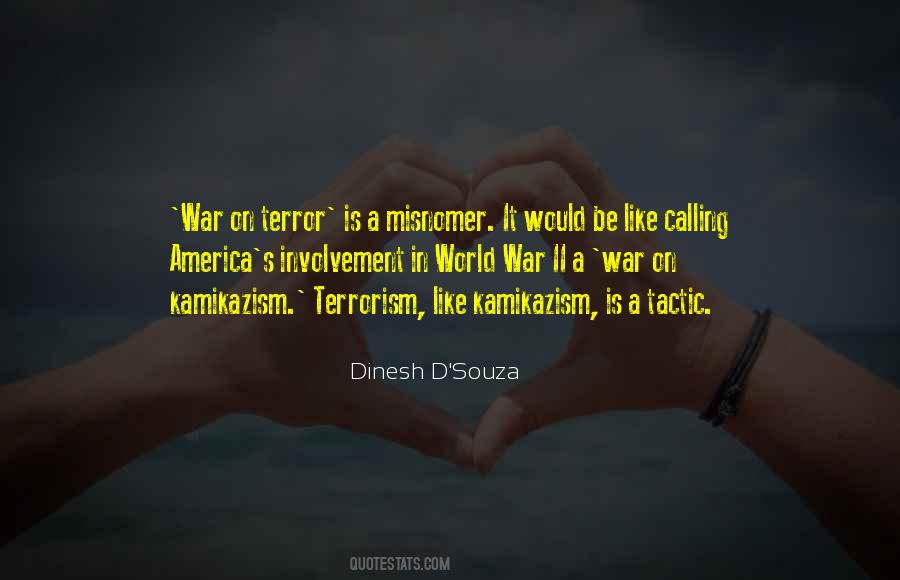 Quotes About Terrorism In America #1095319