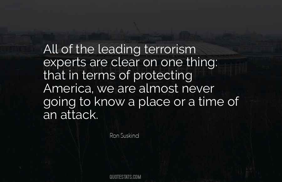 Quotes About Terrorism In America #1216136