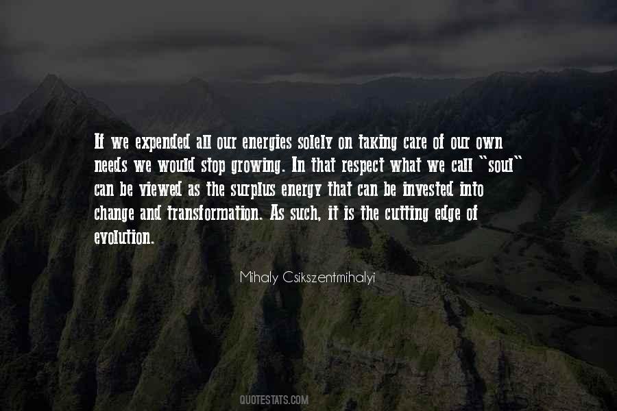 Quotes About Energy Transformation #1179245