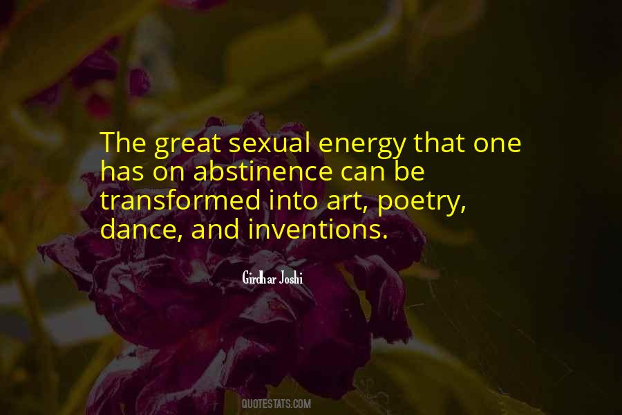 Quotes About Energy Transformation #1621644