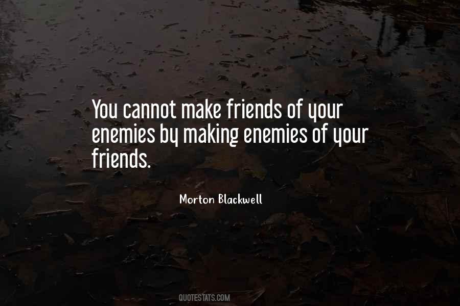 Quotes About Enemy Friendship #1436688