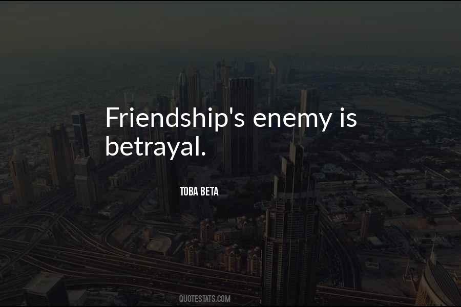 Quotes About Enemy Friendship #643354