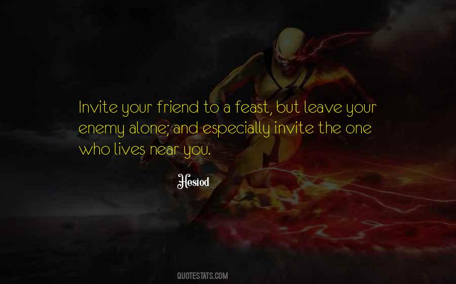 Quotes About Enemy Friendship #738067