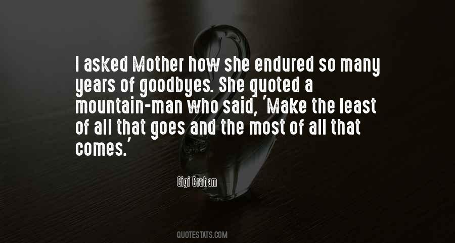Quotes About Endured #1180640