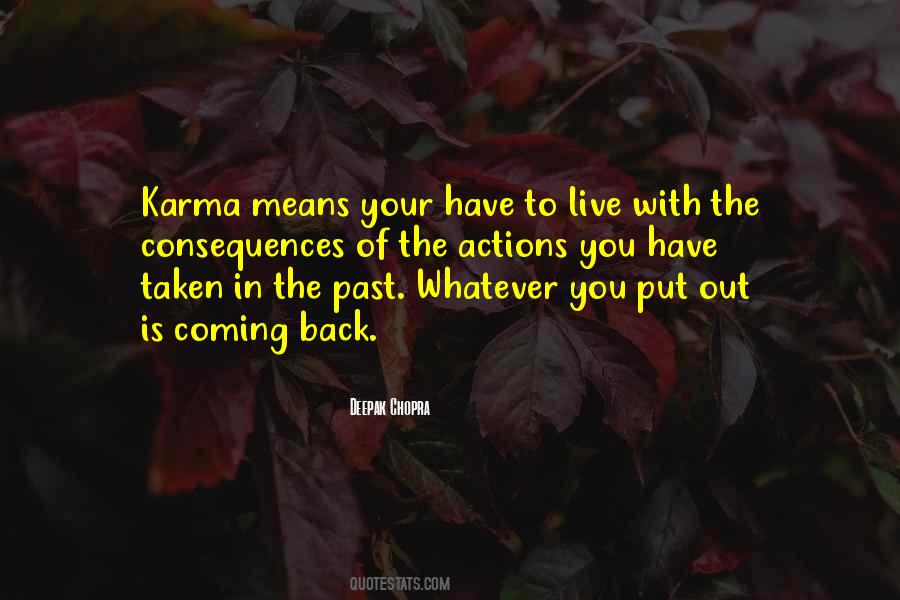 Karma Comes Back Quotes #965265