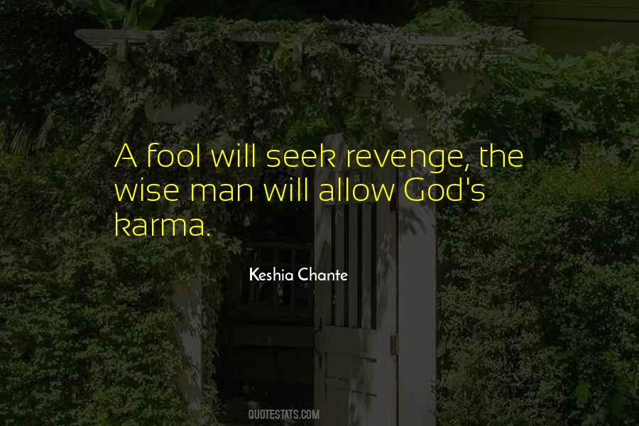 Karma Vs Revenge Quotes #1557481